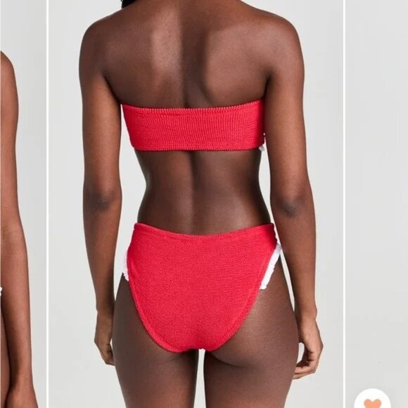 Hunza G Tracey Frill Bikini Set - Picture 3 of 7